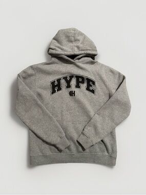 HYPE Basketball Grey Pullover Hoodie
